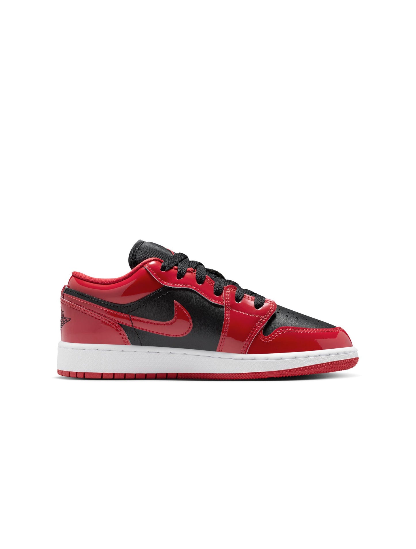 Air Jordan Big Kids 1 Low SE - Black/Varsity Red
