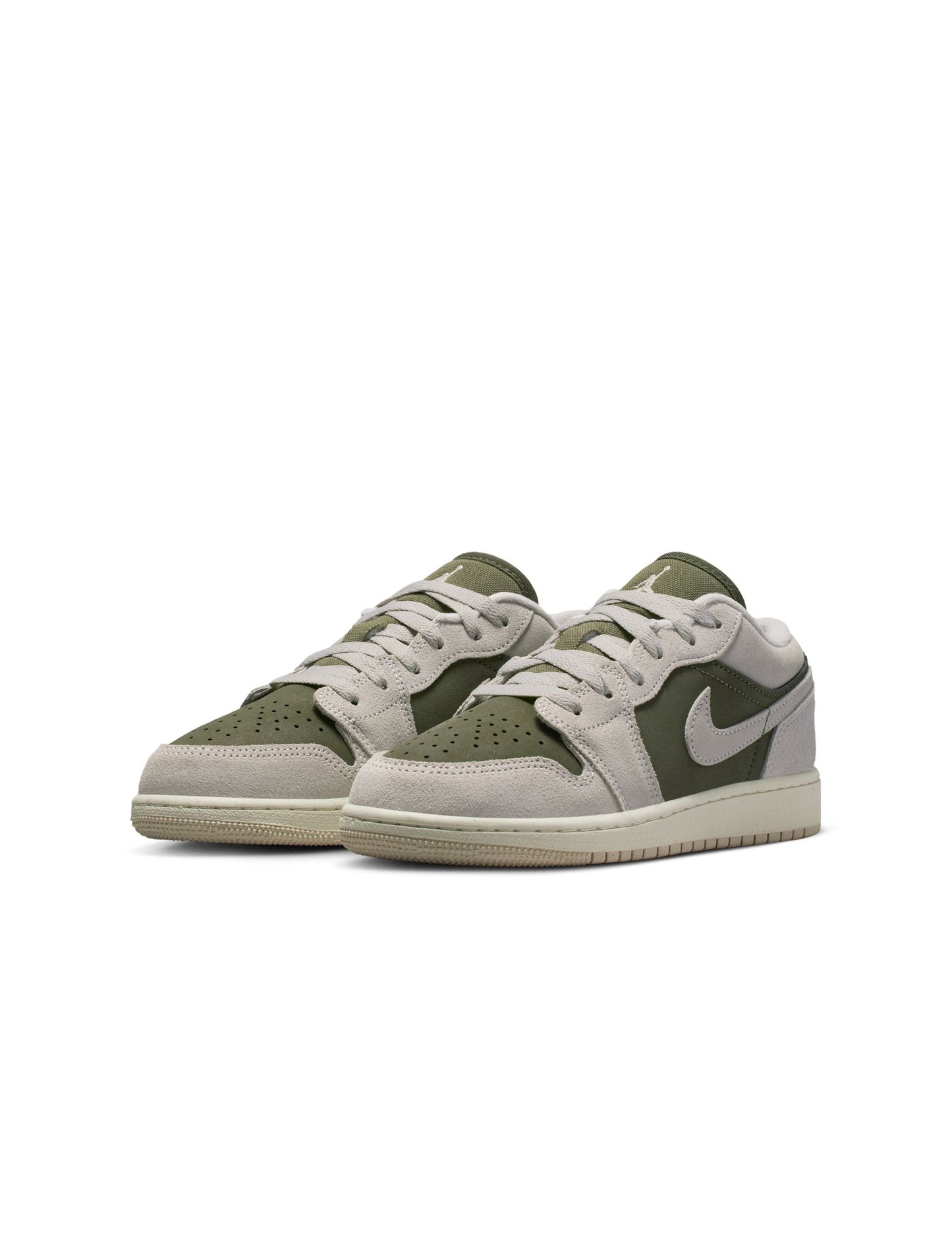 Air Jordan Big Kids 1 Low SE - Medium Olive