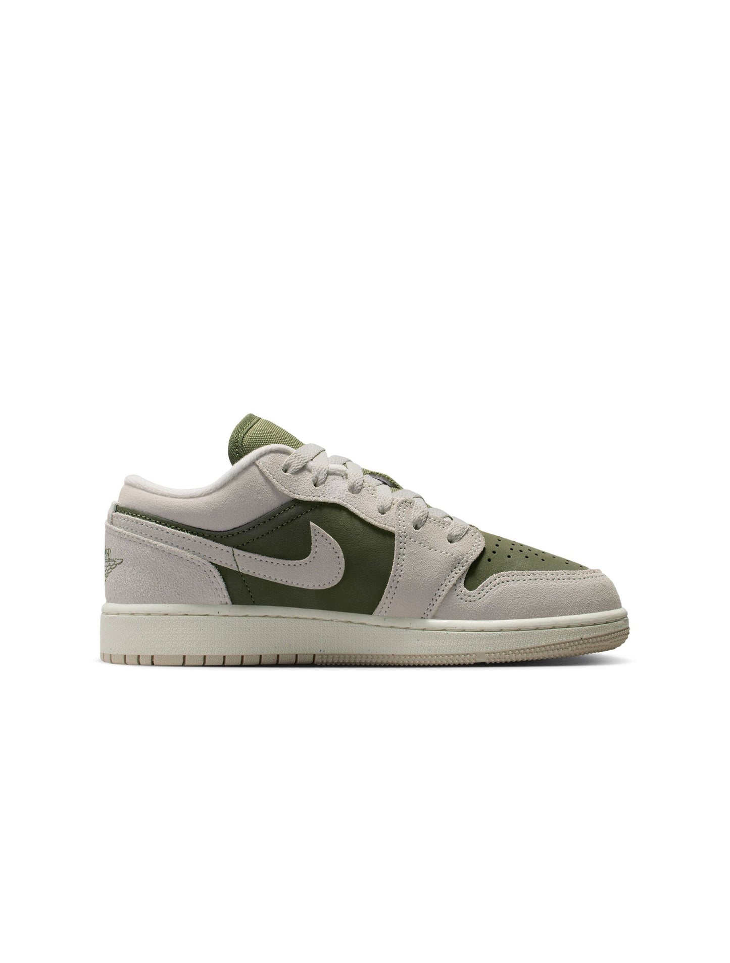 Air Jordan Big Kids 1 Low SE - Medium Olive