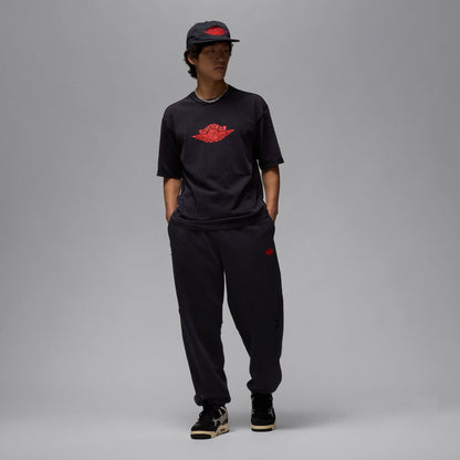 Air Jordan Mens Rare Air Tee - Black/Chile Red