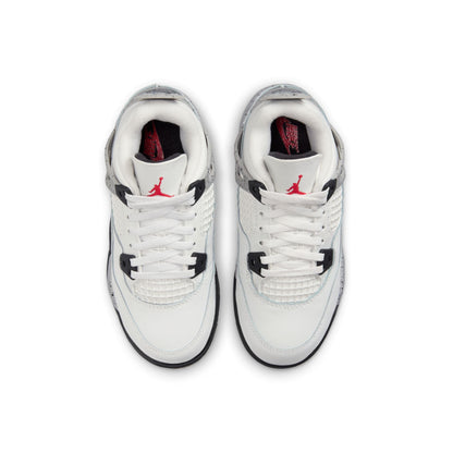 Air Jordan (PS) 4 Retro - White Cement