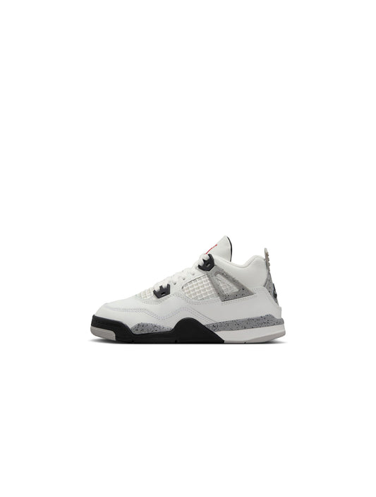 Air Jordan (PS) 4 Retro - White Cement