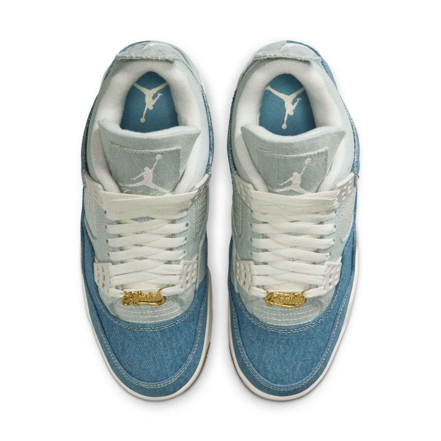 Air Jordan Womens 4 Retro - Worn Blue