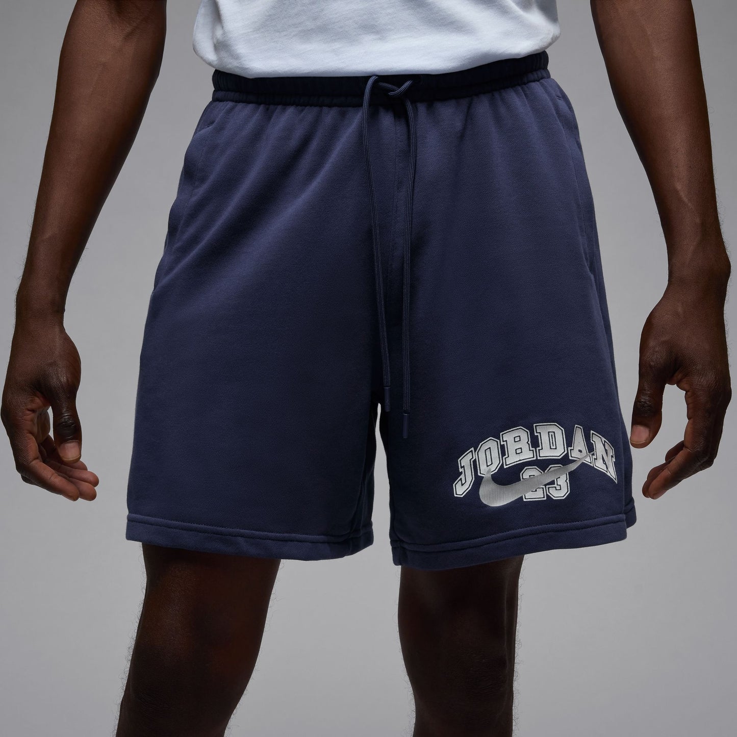Air Jordan Mens MVP French Terry Shorts - Midnight Navy