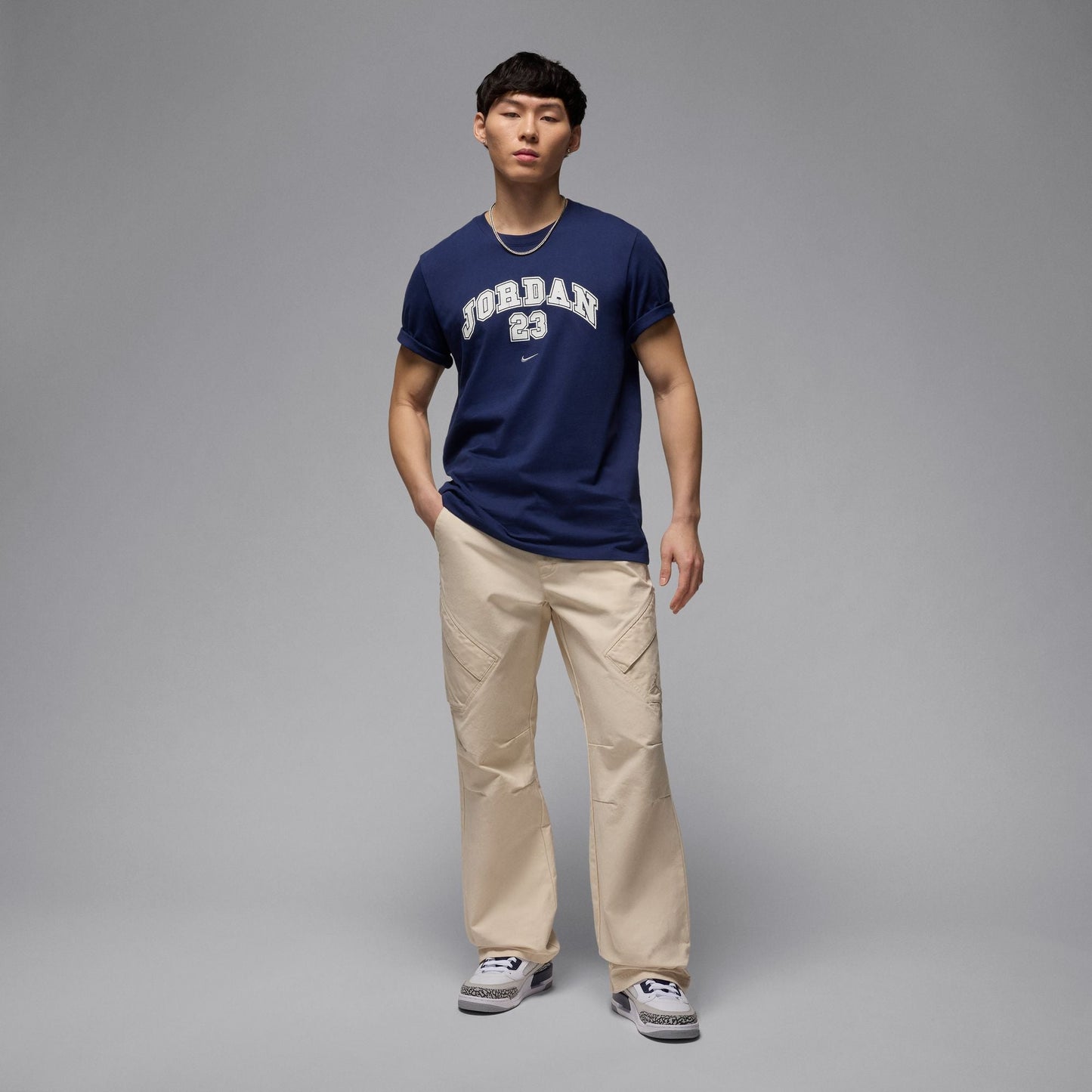 Air Jordan Mens MVP Tee - Midnight Navy