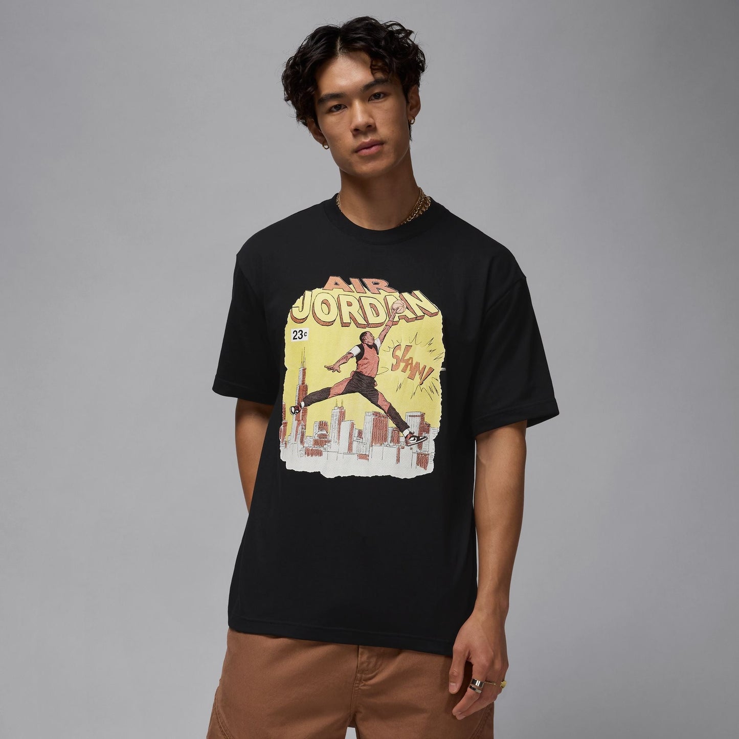 Air Jordan Mens Comic Tee - Black
