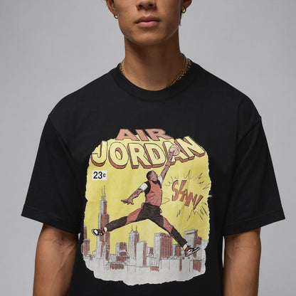 Air Jordan Mens Comic Tee - Black