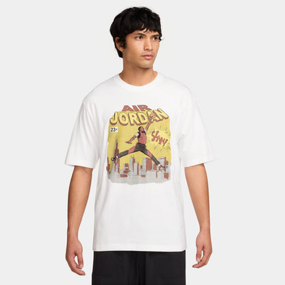 Air Jordan Mens Comic Tee - White