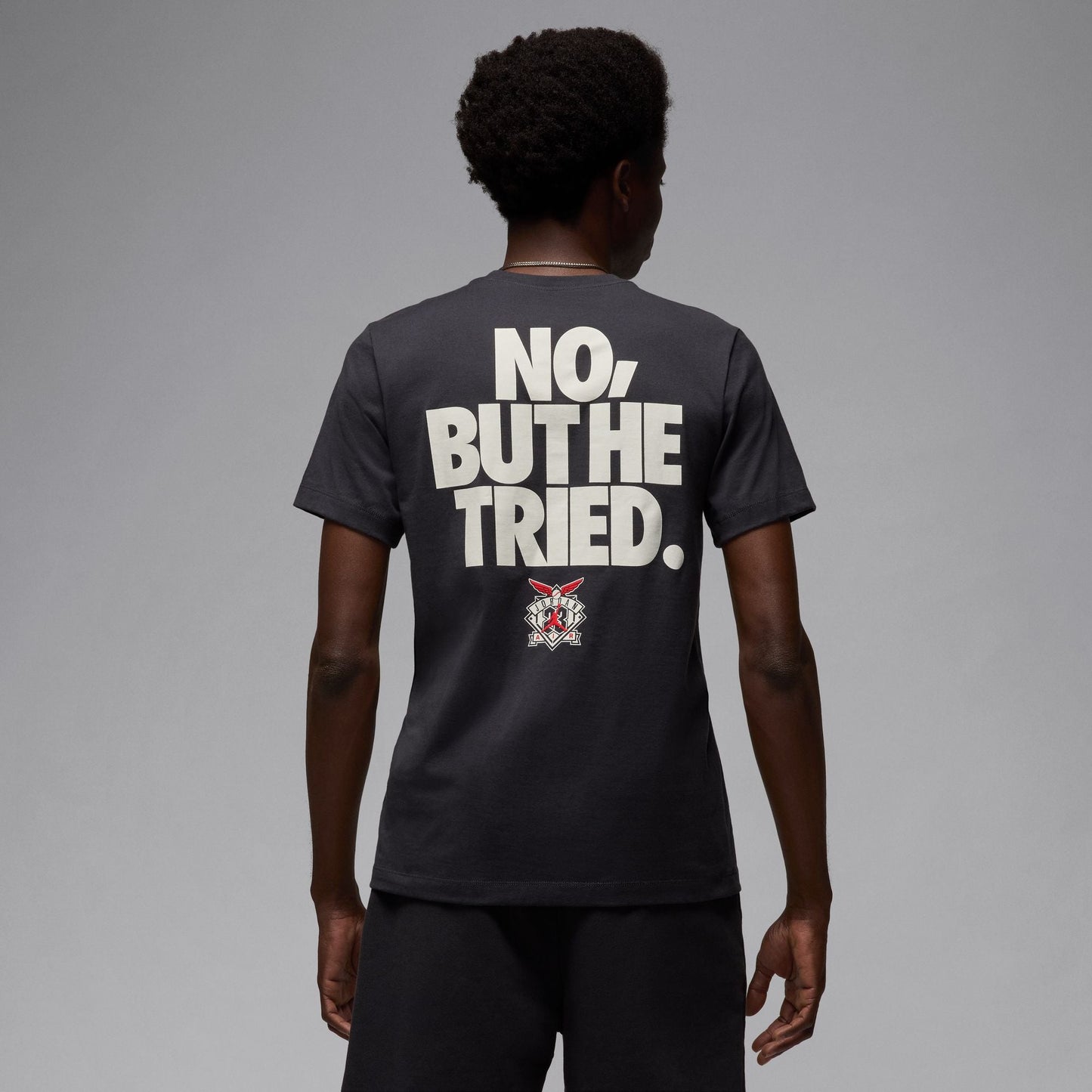 Air Jordan Mens Crewneck Tee - Off Noir