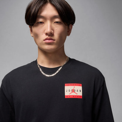 Air Jordan Mens Brand Tee - Black
