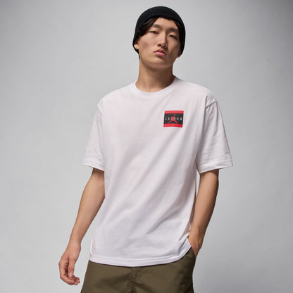 Air Jordan Mens Brand Tee - White
