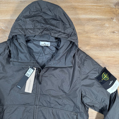 Stone Island Crinkle Reps NY Padded Jacket in Lead Grey