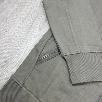 CP Company Raised Fleece Goggle Hoodie - Fallen Rock