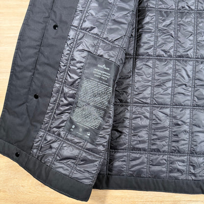 Stone Island Ghost Weatherproof Cotton Canvas Parka in Black