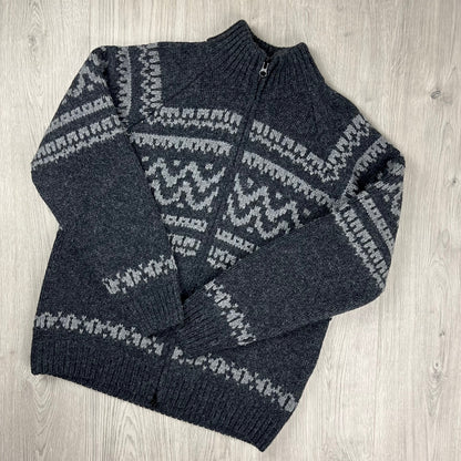 CP Company Jacquard Wool Fleece - Black