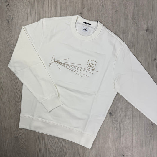 CP Company Metropolis Sweatshirt - White