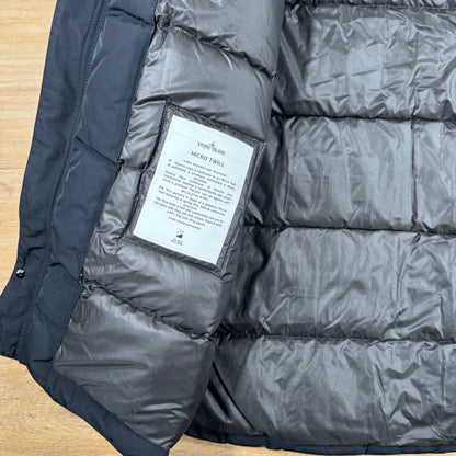 Stone Island Micro Twill Down Parka in Navy