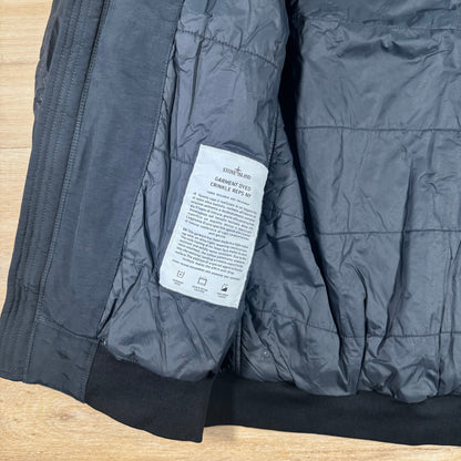Stone Island Crinkle Reps NY Padded Jacket in Black