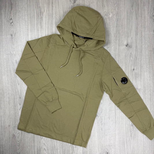 CP Company Light Fleece Hoodie - Cornstalk