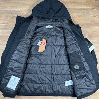 Stone Island Micro Twill Padded Jacket in Black