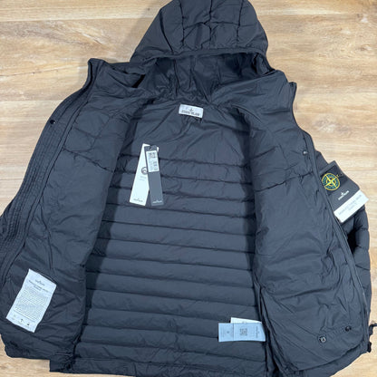Stone Island Seamless Tunnel Nylon Down-TC Jacket in Black