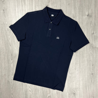 CP Company Piquet Polo Shirt - Navy