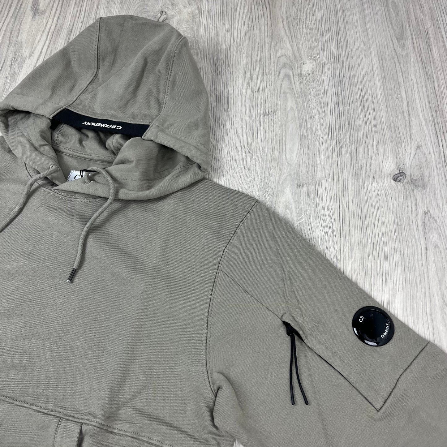 CP Company Raised Fleece Hoodie - Fallen Rock