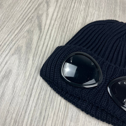 CP Company Goggle Beanie - Navy