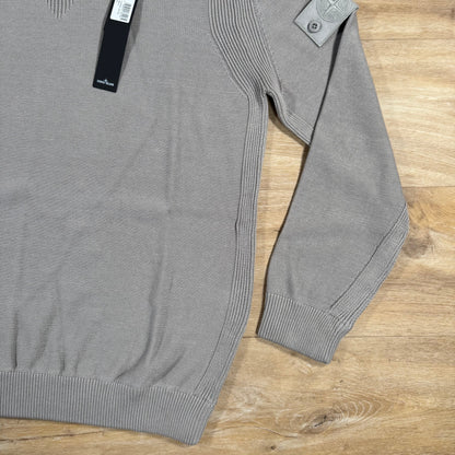 Stone Island Cotton Cashmere Ghost Sweatshirt in Dust Grey