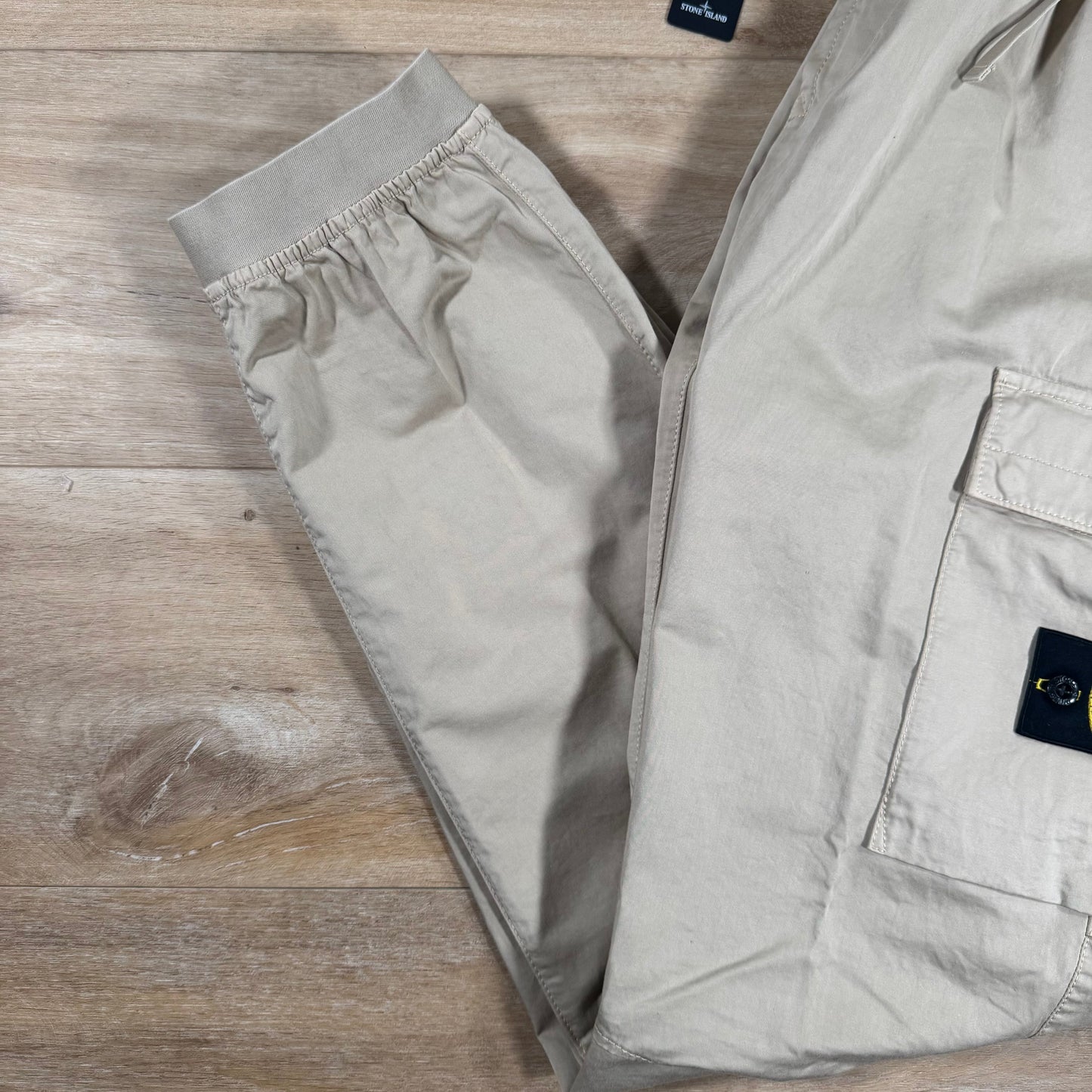Stone Island Stretch Cargo Pants in Desert