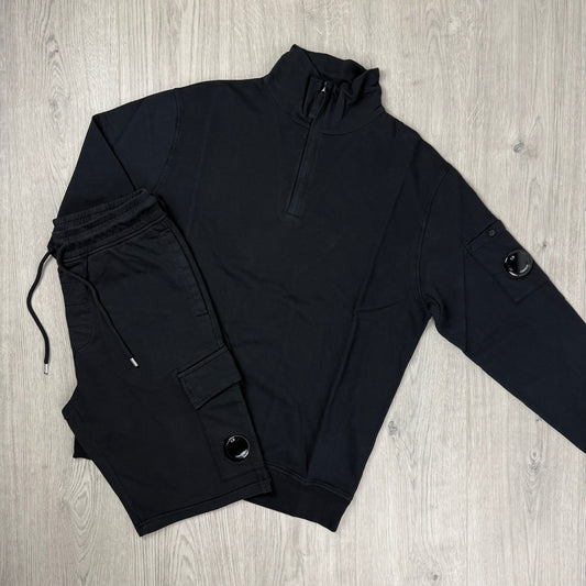 CP Company Light Fleece Tracksuit - Black