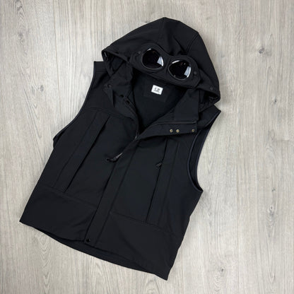 CP Company Goggle Shell Gilet - Black