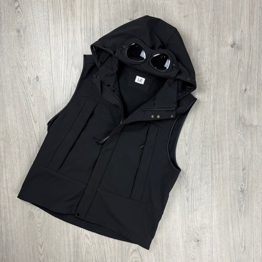 CP Company Goggle Shell Gilet - Black