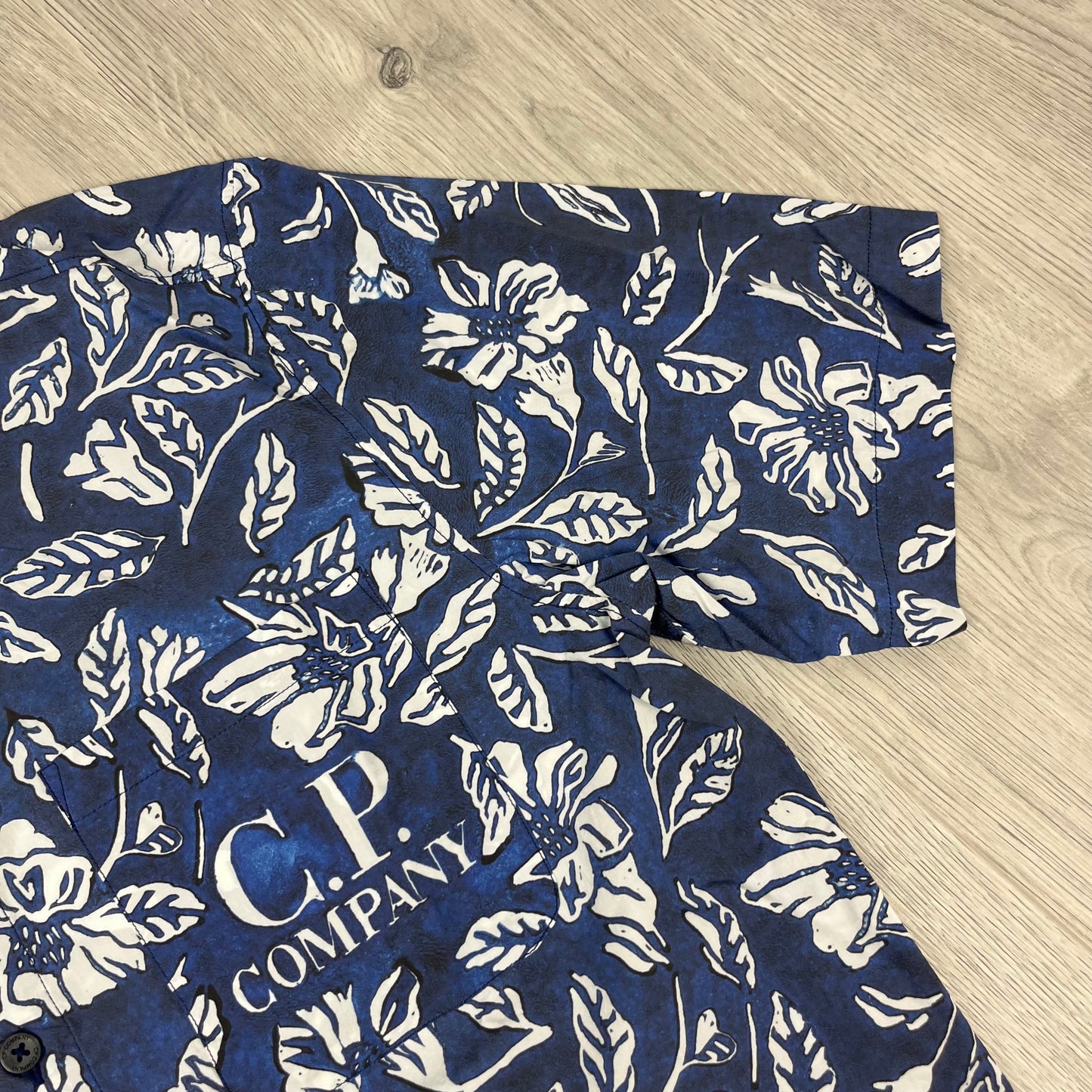 CP Company Floral Shirt - Blue