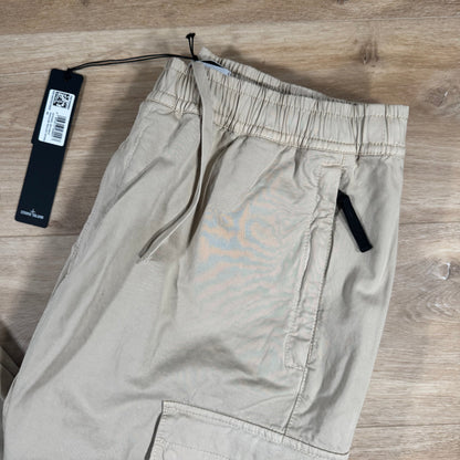 Stone Island Stretch Cargo Pants in Desert