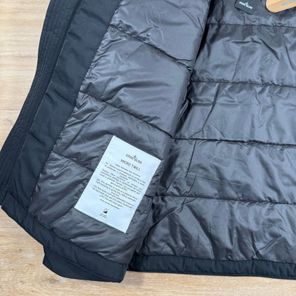 Stone Island Micro Twill Padded Jacket in Black