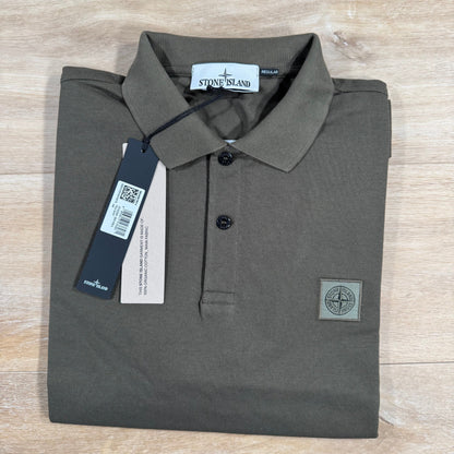 Stone Island Regular Fit Polo Shirt in Military Green