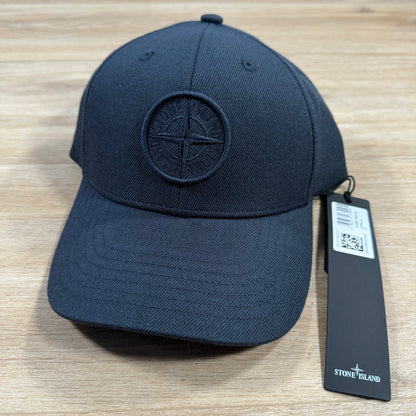 Stone Island Cotton Reps Baseball Cap in Navy