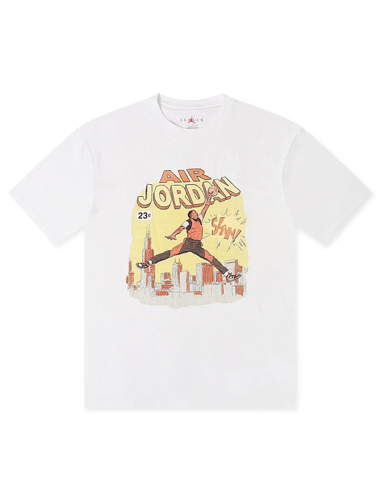 Air Jordan Mens Comic Tee - White
