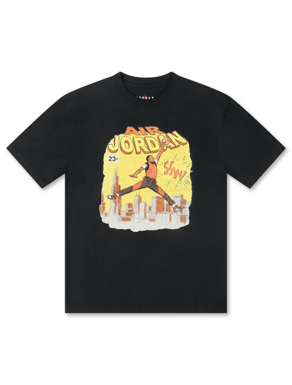 Air Jordan Mens Comic Tee - Black