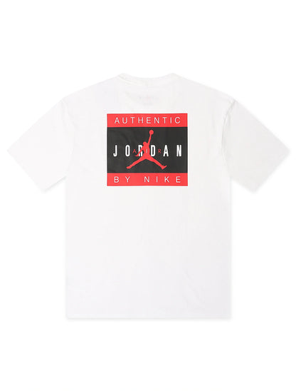 Air Jordan Mens Brand Tee - White