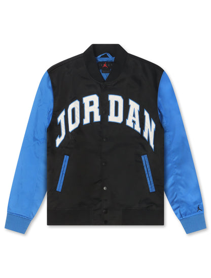 Air Jordan Mens Collegiate Varsity Jacket - Black/Sport Blue