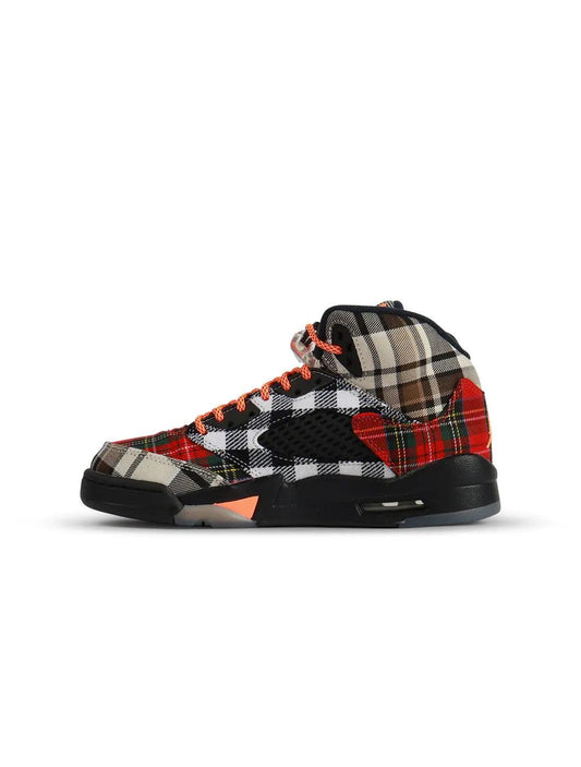 Air Jordan Big Kids 5 Retro - 'Plaid'