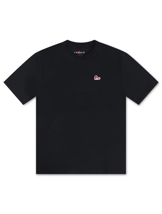 Air Jordan Mens Sneaker Patch Tee - Black