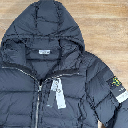 Stone Island Seamless Tunnel Nylon Down-TC Jacket in Black