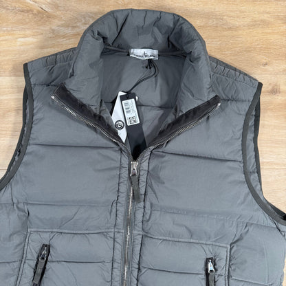 Stone Island Seamless Tunnel Nylon Down-TC Vest in Cement