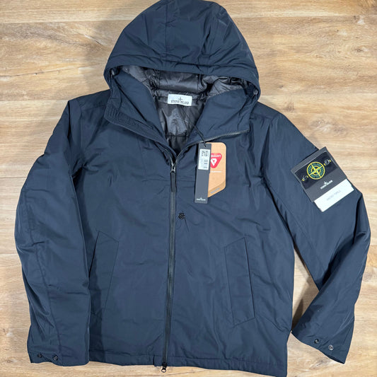 Stone Island Micro Twill Padded Jacket in Navy