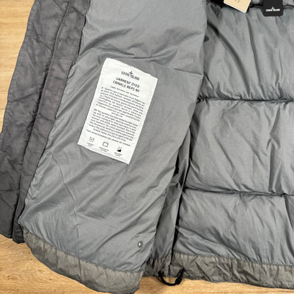 Stone Island Crinkle Reps NY Nylon Down Jacket in Cement