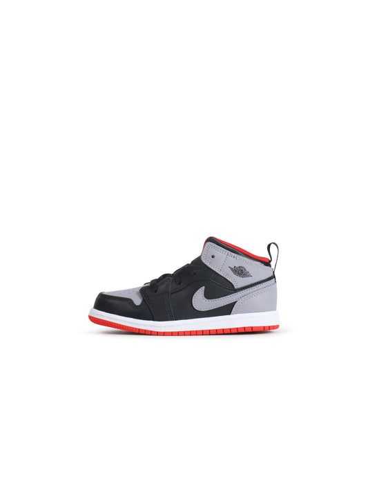 Air Jordan (PS) 1 Mid - Black Cement Grey