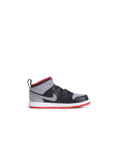 Air Jordan (PS) 1 Mid - Black Cement Grey